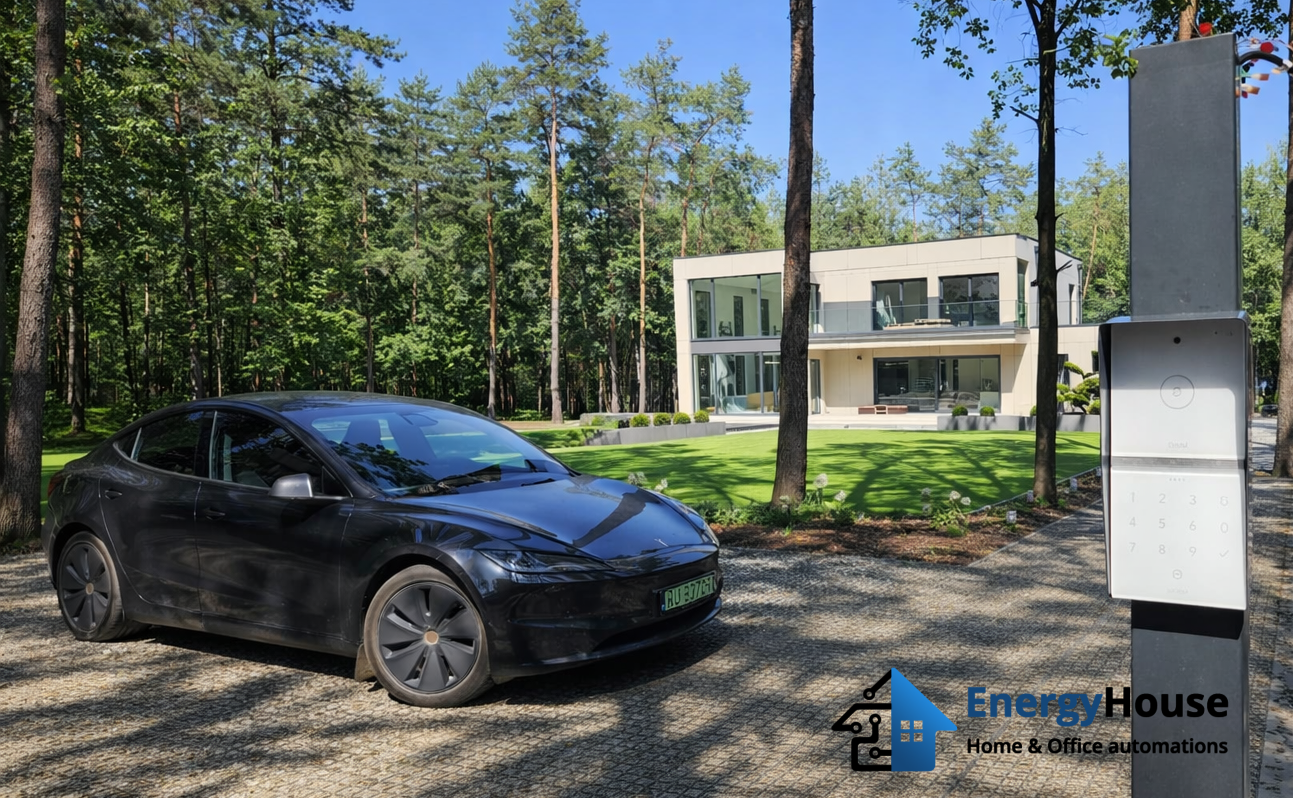 Dom prezentowany w materiałach instalacji Loxone Energyhouse