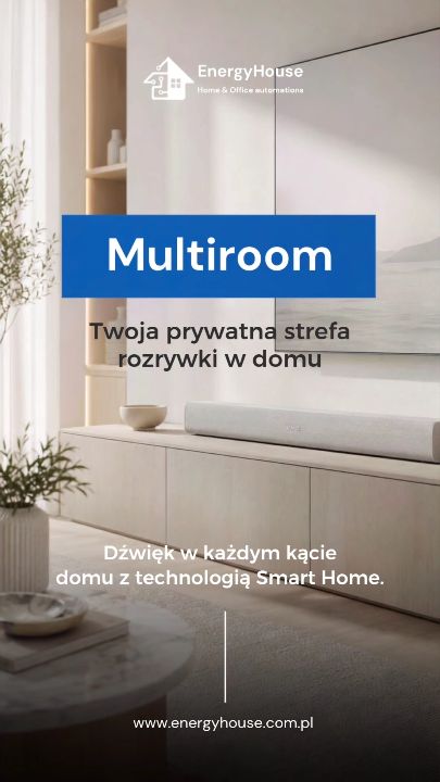 Kadr z filmu Energyhouse: Muzyka w całym domu — Multiroom