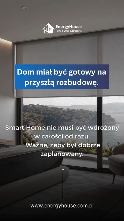 Kadr z filmu Energyhouse: Smart Home rozwijany etapami