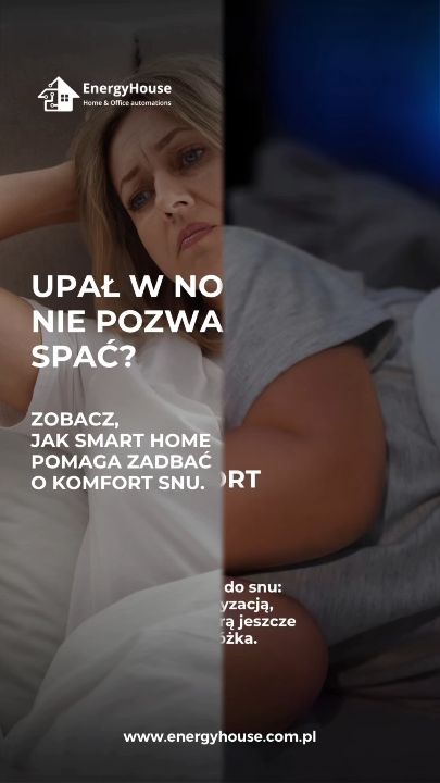 Kadr z filmu Energyhouse: Komfort snu podczas upałów