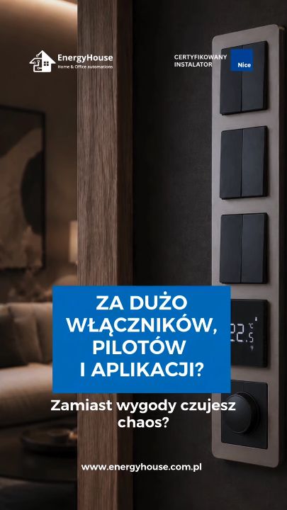Kadr z filmu Energyhouse: Mniej pilotów, więcej wygody