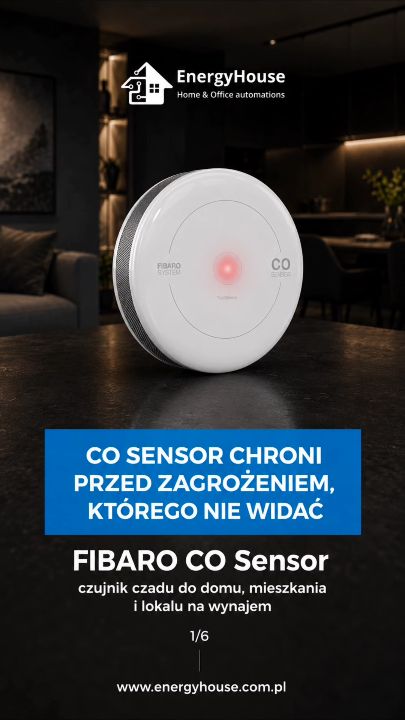 Kadr z filmu Energyhouse: Czujnik czadu w inteligentnym domu