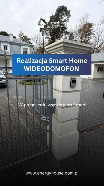Kadr z filmu Energyhouse: Montaż wideodomofonu Nice My DoorBell