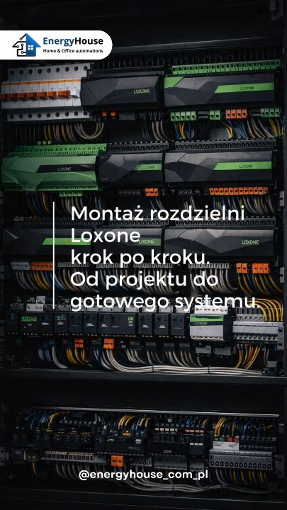 Kadr z filmu Energyhouse: Montaż rozdzielni Smart Home