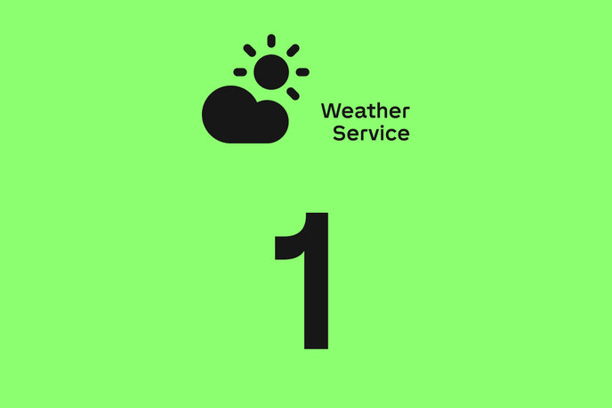 Weather Service na rok